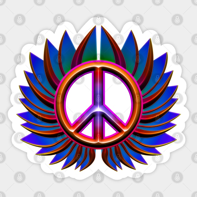 peace sign flower Sticker by DrewskiDesignz